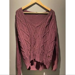 Roots knitted sweater